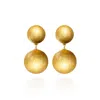 Saule Label Women's Gold Sonia Classic Earrings In Ray