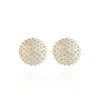 Saule Label Women's Gold / White Gaia Midi Jet Earrings In Golden Ivory