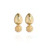 Saule Label Women's Gold / Yellow / Orange Tulia Jet Earrings In Golden Luxe
