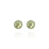 Saule Label Women's Green Gaia Jet Petite Earrings In Lime Twist