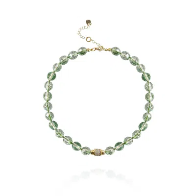 Saule Label Women's Green Leni Mini Necklace In Mint