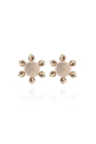 Saule Label Women's Jolie Clip-on Earrings In Glam Gold