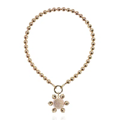 Saule Label Women's Jolie Necklace In Glam Gold