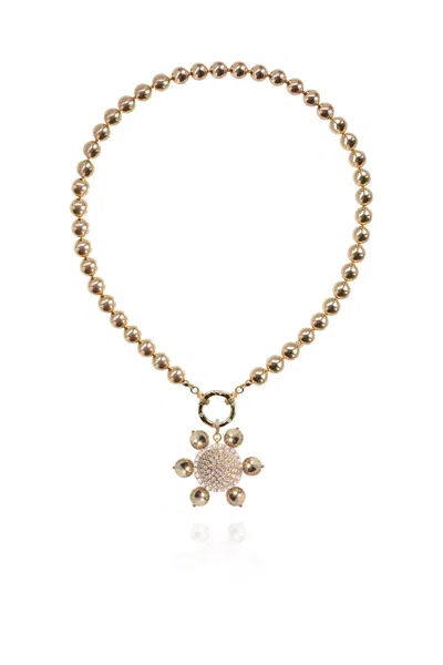 Saule Label Women's Jolie Necklace In Glam Gold