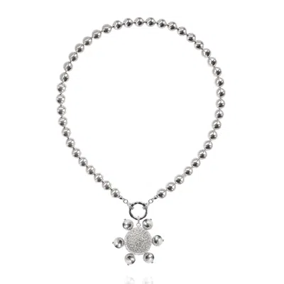 Saule Label Women's Jolie Necklace In Silver Gloss
