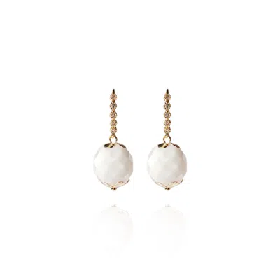 Saule Label Women's Leni Earrings In White