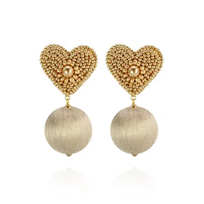 Saule Label Women's Luisa Earrings In Primrose Gold
