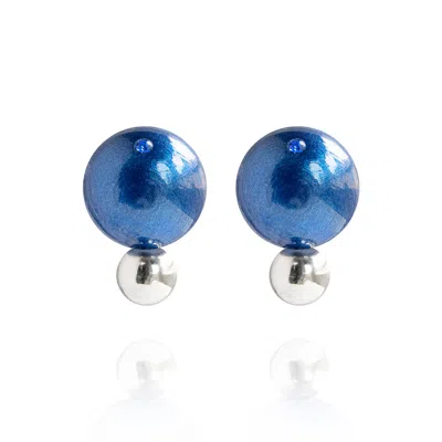 Saule Label Women's Lumi Earrings In Imperial Blue