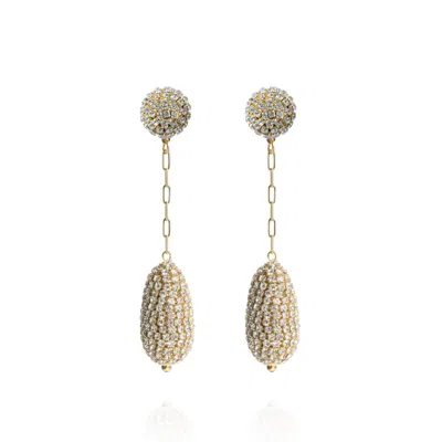 Saule Label Women's Marcelle Earrings In Short Golden Drop