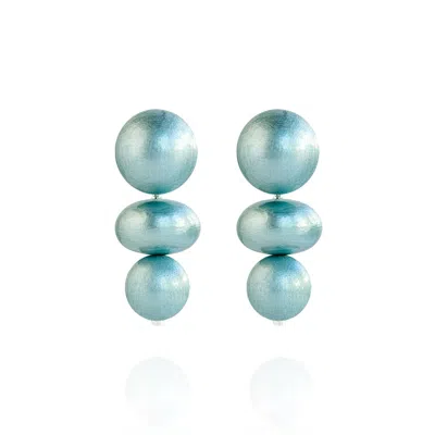 Saule Label Women's Nola Earrings In Aqua Blue