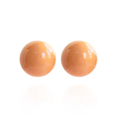 Saule Label Women's Orange Gaia Midi Earrings In Apricot Dream