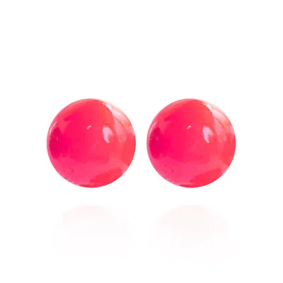 Saule Label Women's Pink Gaia Midi Earrings In Rose Flare