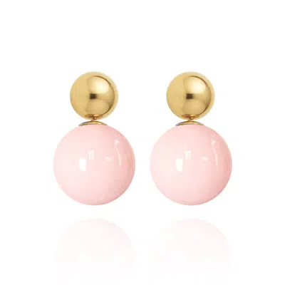 Saule Label Women's Pink Lilou Earrings In Ballet