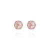 Saule Label Women's Pink / Purple Gaia Jet Petite Earrings In Noble Blush