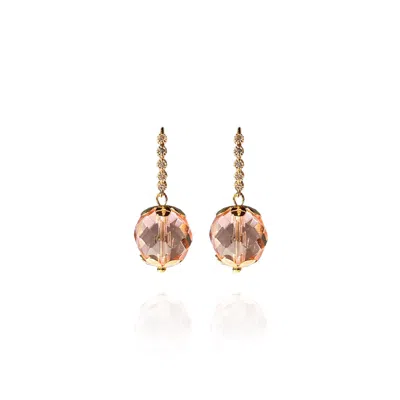 Saule Label Women's Pink / Purple Leni Earrings In Blush In Multi