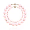 Saule Label Women's Pink Siena Duo Necklaces In Ballet In Pink