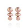 Saule Label Women's Rose Gold Nola Earrings In Noble Blush