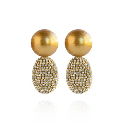 Saule Label Women's Selena Clip-on Earrings In Golden Dusk