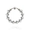 Saule Label Women's Silver Mika Bracelet In Cloudy Sky