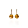 Saule Label Women's Yellow / Orange Leni Earrings In Honey