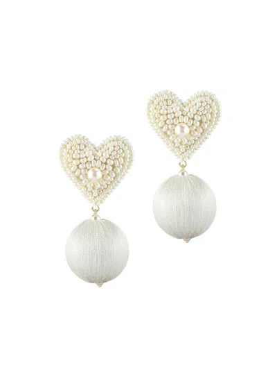 Saulé Women's Artisan Heritage Luisa 18k-gold-plated & Cotton Thread Earrings