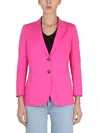 Saulina Adelaide Button Jacket In Fuchsia