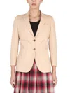 Saulina Antonia Button Jacket In Pink