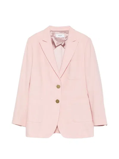Saulina Adelaide Single-breasted Blazer In Pink