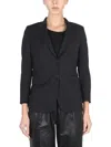 Saulina Angelica Button-fastening Blazer In Blue