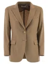 Saulina Angelica Two Button Blazer In Brown