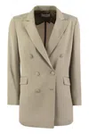 SAULINA SAULINA ANITA - VISCOSE DOUBLE-BREASTED BLAZER