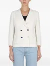 Saulina Antonella Double-breasted Jacket In White