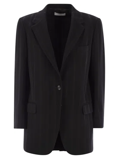 Saulina Antonia Single Breasted Jacket In Black