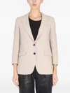 Saulina Antonia Button Jacket In Pink