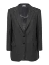 Saulina Blazer In Grey
