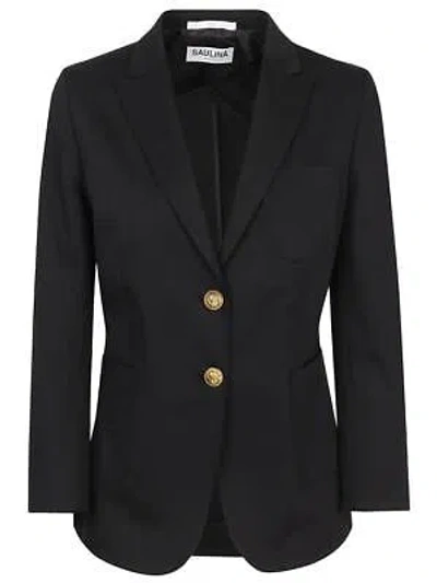 Pre-owned Saulina Milano Adelaide Jacket In Black