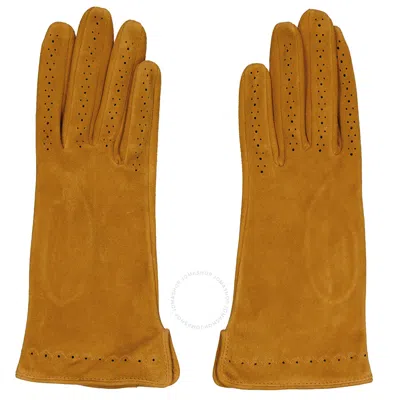 Sauso Cognac Senja Reindeer Unlined Gloves In Brown