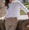 Sauths Mari Linen Shirt In White In White