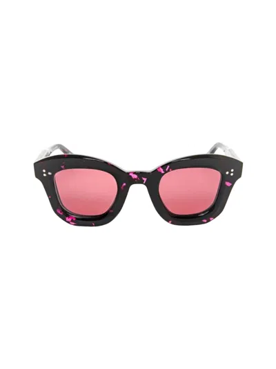 Sauvage Republique - Pink Havana - 46 Sunglasses In Black