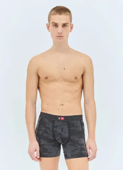Savage Fenty X Diesel Flocked-boxer-briefs In Black