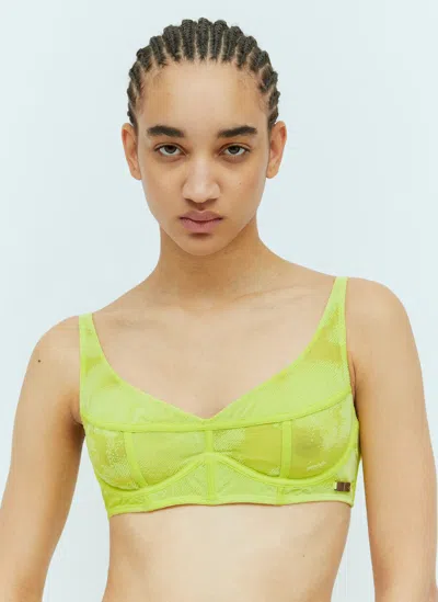 Savage Fenty X Diesel Longline-bra In Green