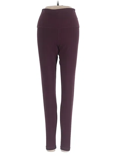 Pre-owned Savage X Fenty Active Pants In Burgundy