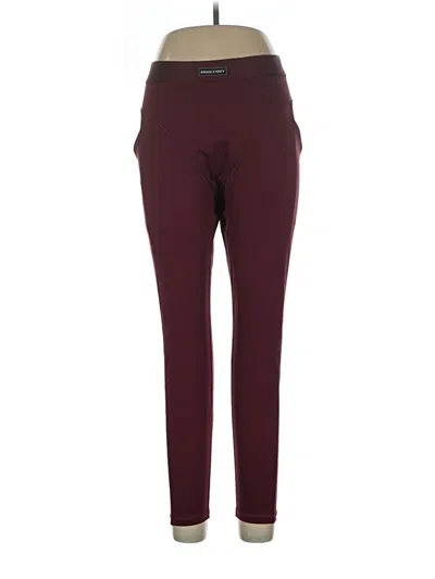 Pre-owned Savage X Fenty Active Pants In Burgundy