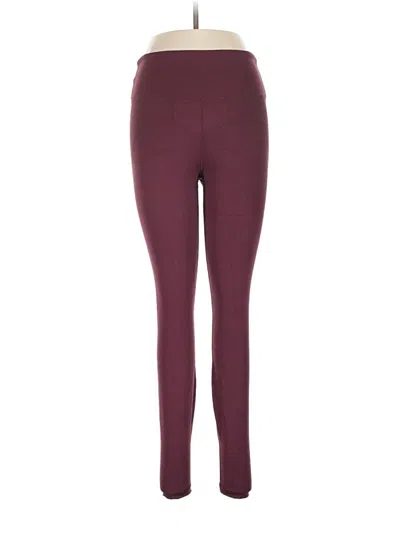 Pre-owned Savage X Fenty Active Pants In Burgundy