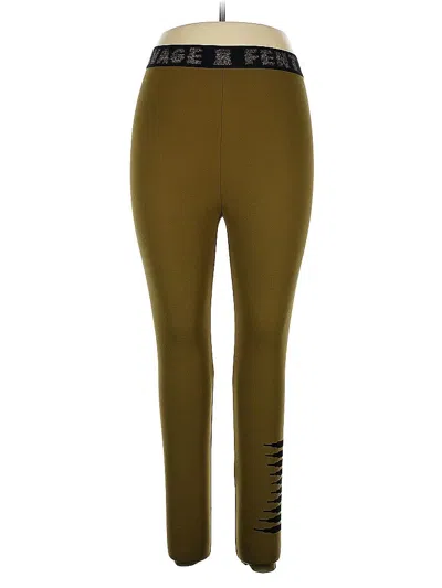 Pre-owned Savage X Fenty Active Pants In Green