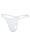 Savage X Fenty At First Sight Thong In Hazy White