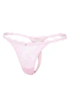 Savage X Fenty At First Sight Thong In Velour Pink