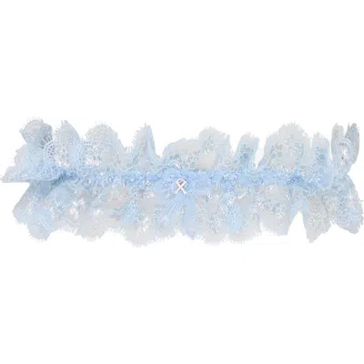 Savage X Fenty Bedroom Belle Garter In Blue