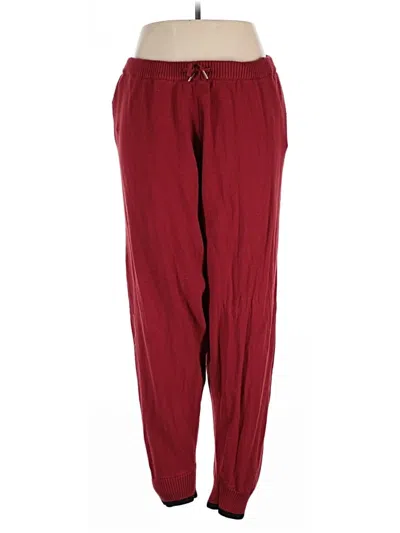 Pre-owned Savage X Fenty Casual Pants In Burgundy