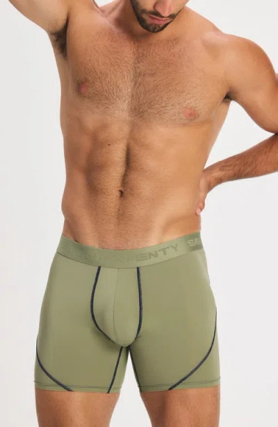 Savage X Fenty Flex Performance Boxer Briefs In Green